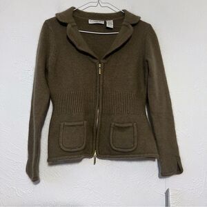 Cambridge Dry Goods Cardigan Wool Angora Womens Size PS Small NWT